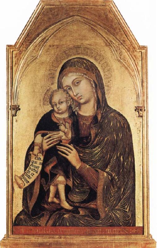 Barnaba Da Modena Madonna and Child Norge oil painting art